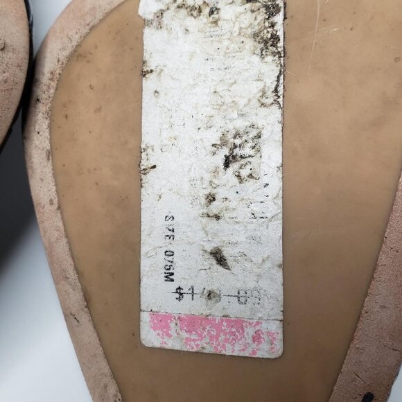 AD and Daughters Esmea Black Leather Croc Embossed Heels 7.5 - Picture 11 of 12